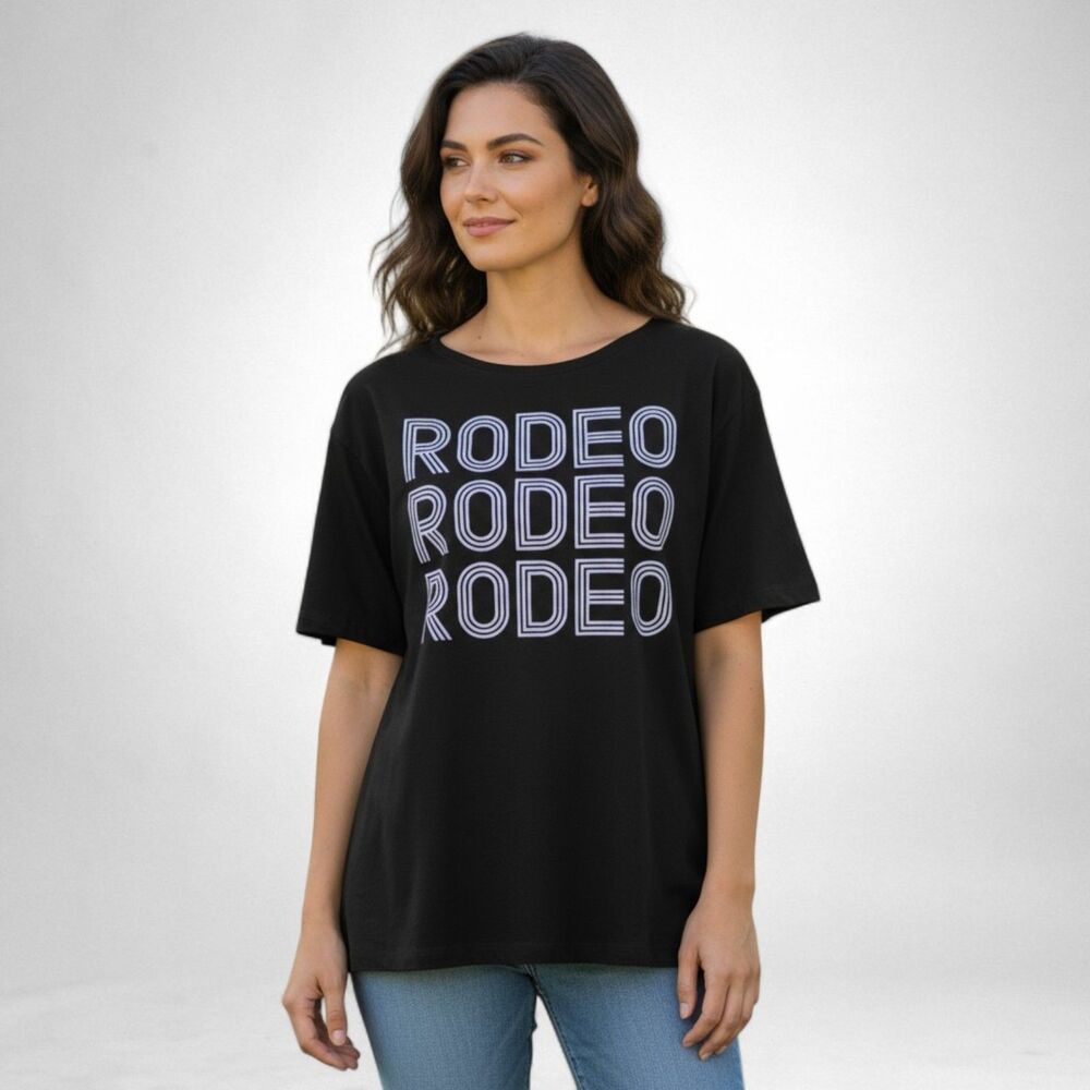 SAINTS & HEARTS Rodeo Graphic Knit Tshirt, NEW WITH TAGS! Size 1XL